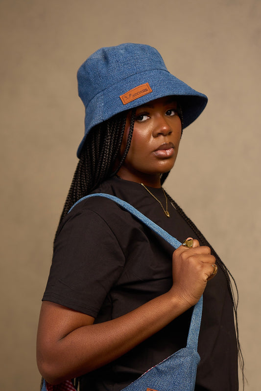Reclaimed Denim Bucket Hat