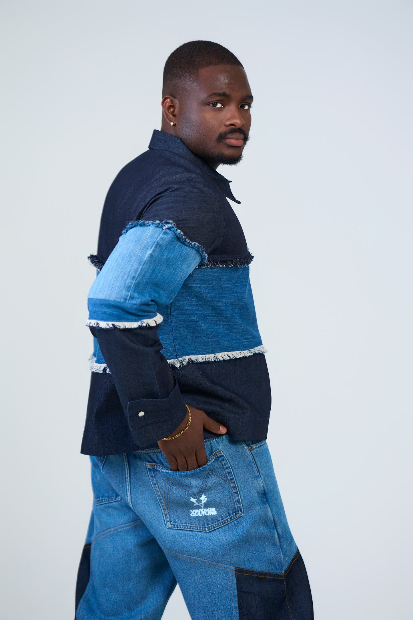 Reconstructed Panel Shirt