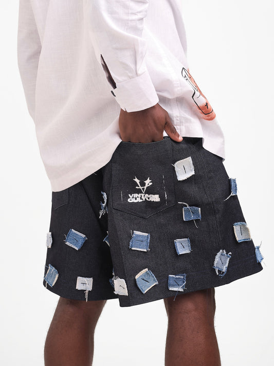 Patch Grid Shorts