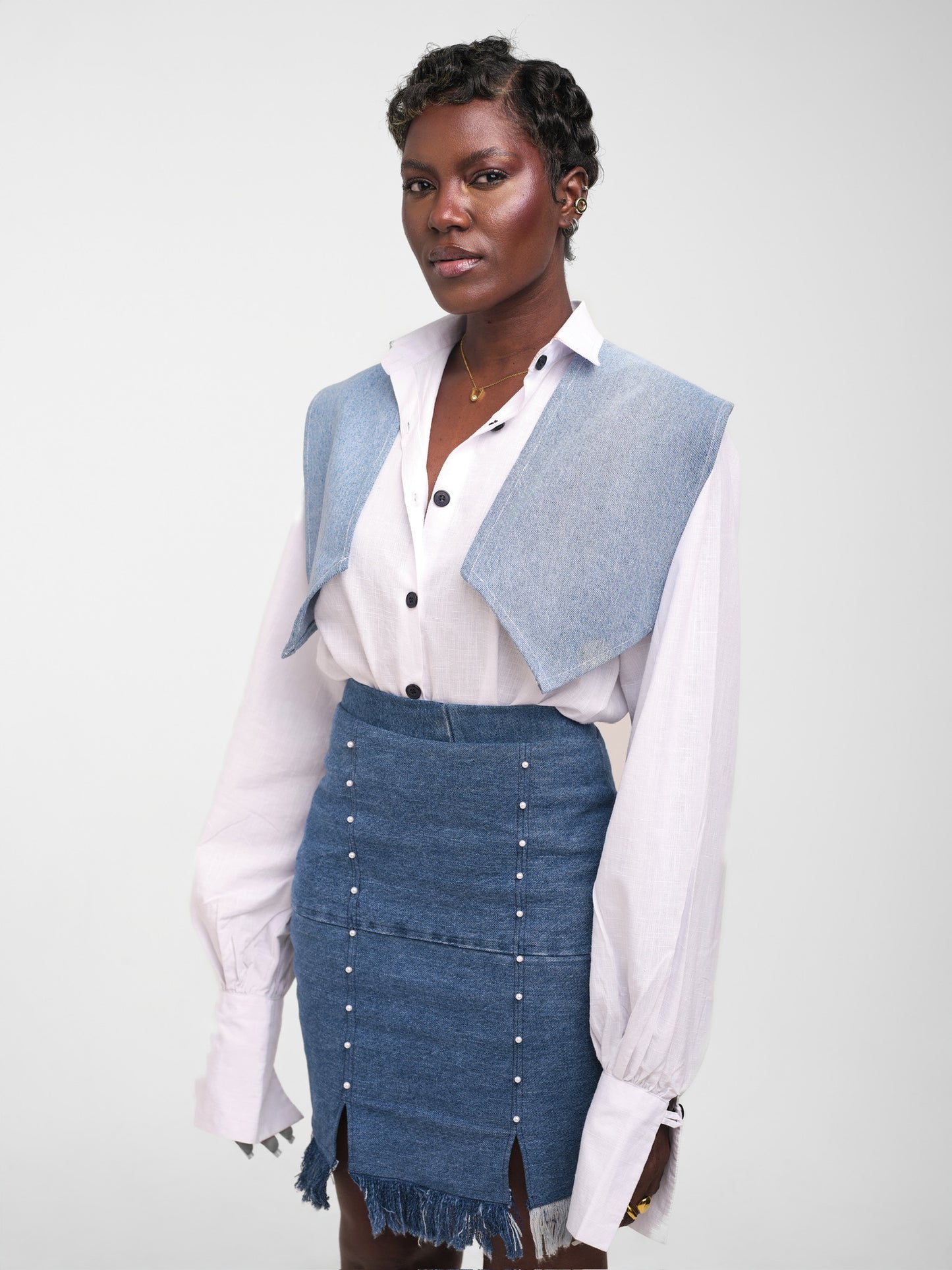 The Pearl-Studded Drape Set