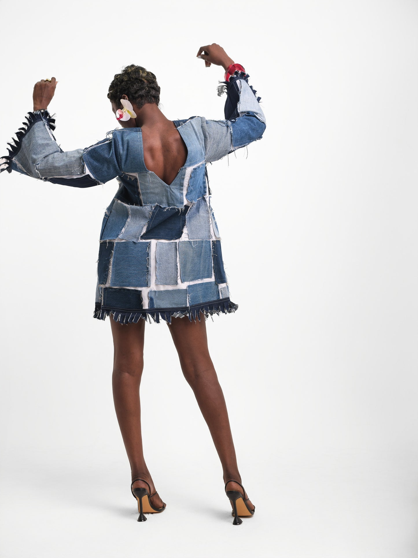 Mosaic Little Denim Dress