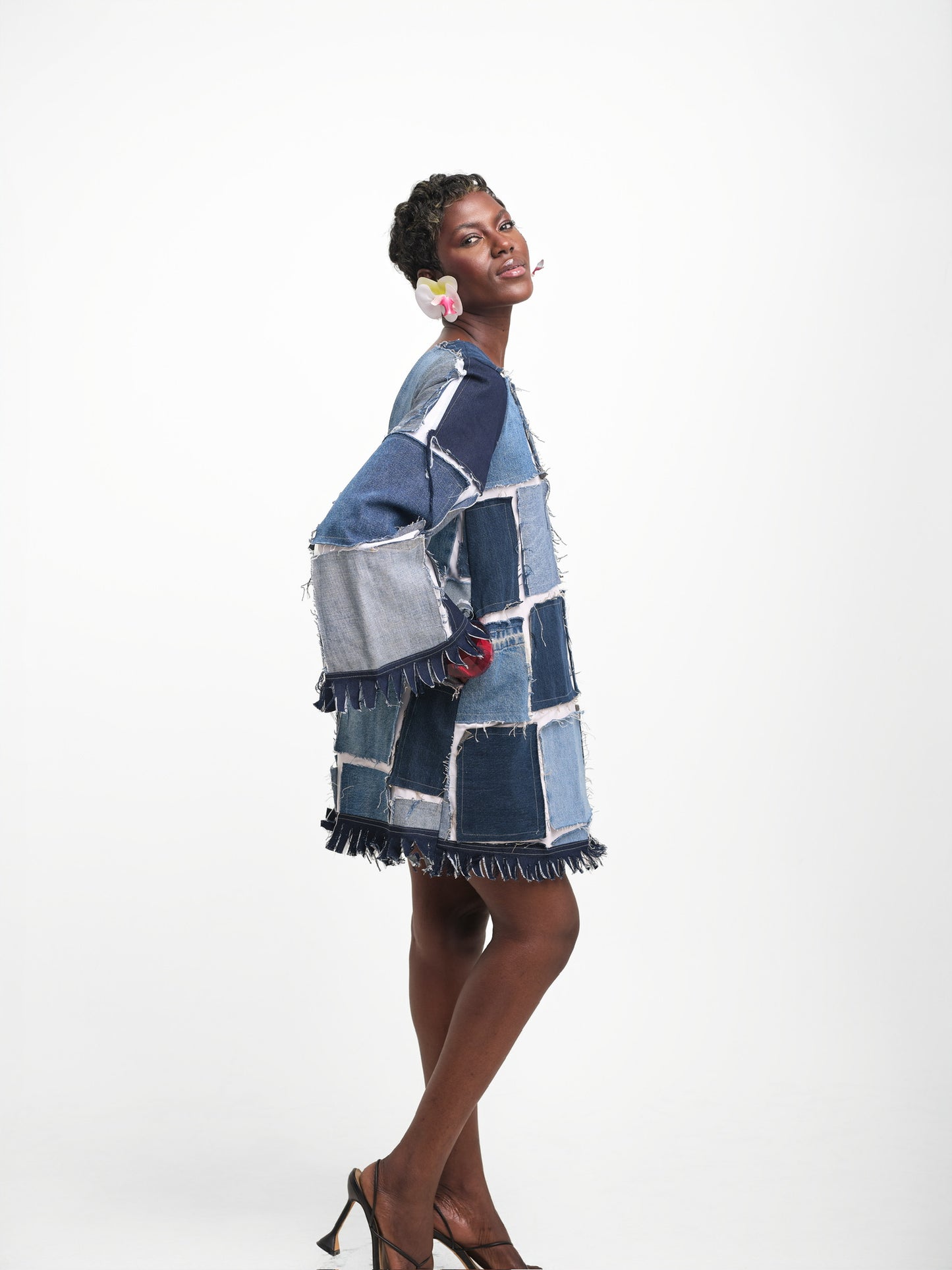 Mosaic Little Denim Dress