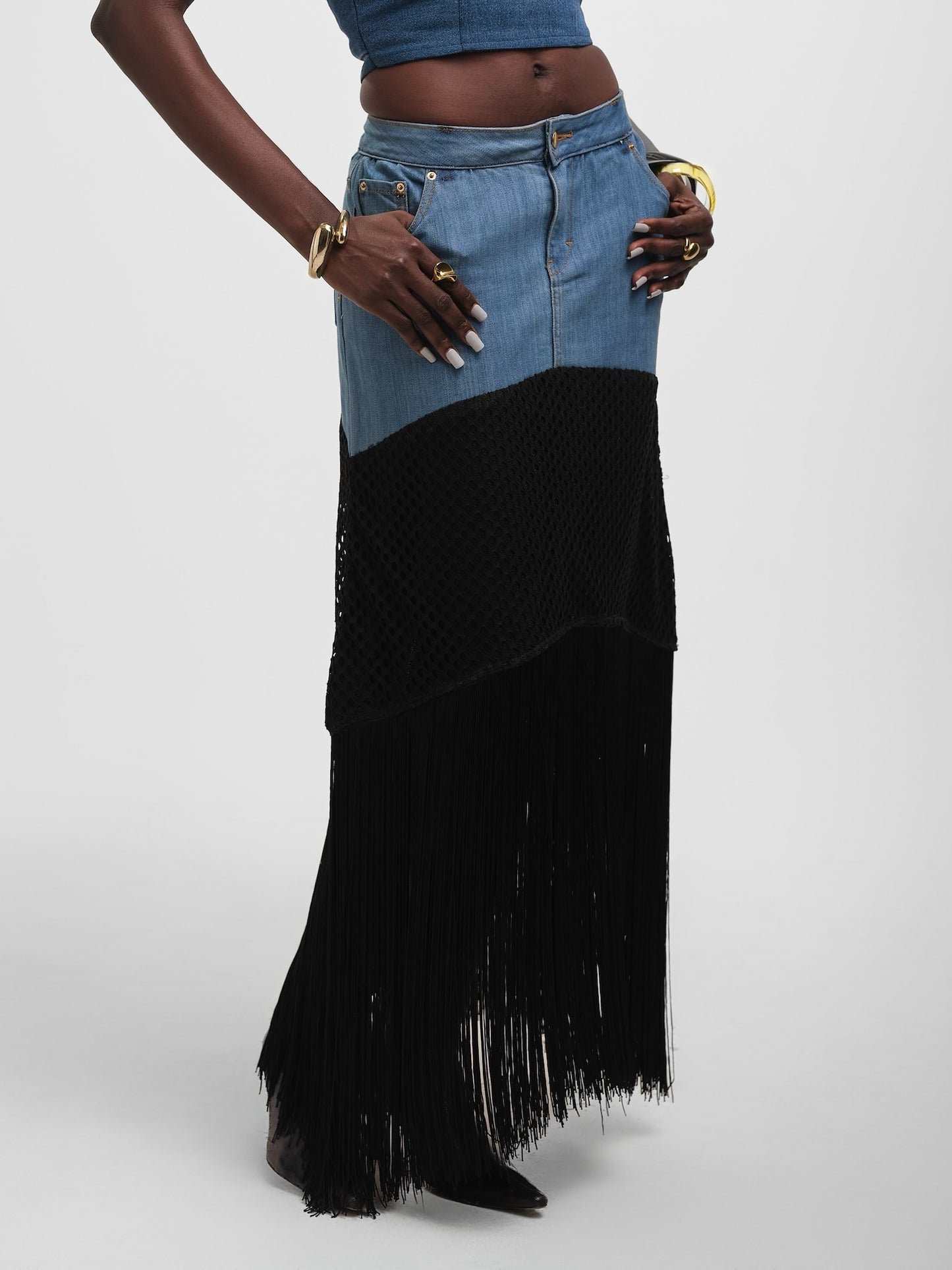 The Ombre Fringe Skirt