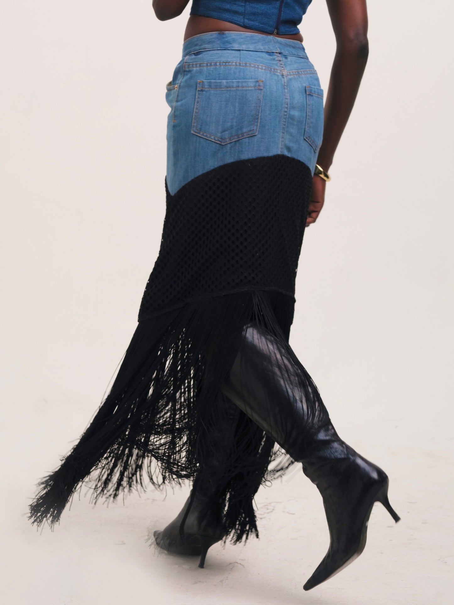 The Ombre Fringe Skirt