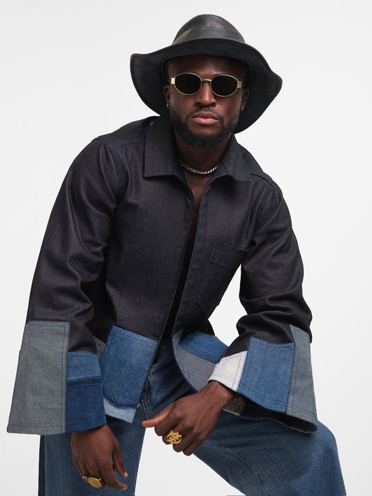 The Patchwork Box Shacket